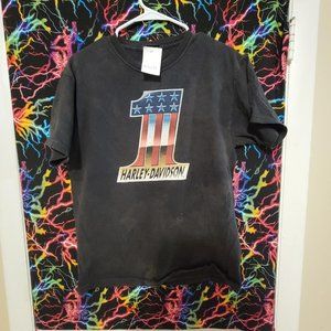 distressed Harley Davidson Big 1 T-shirt (size M)
